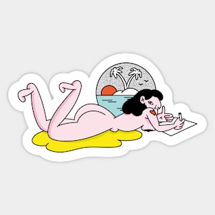 Beach Bbe Sticker